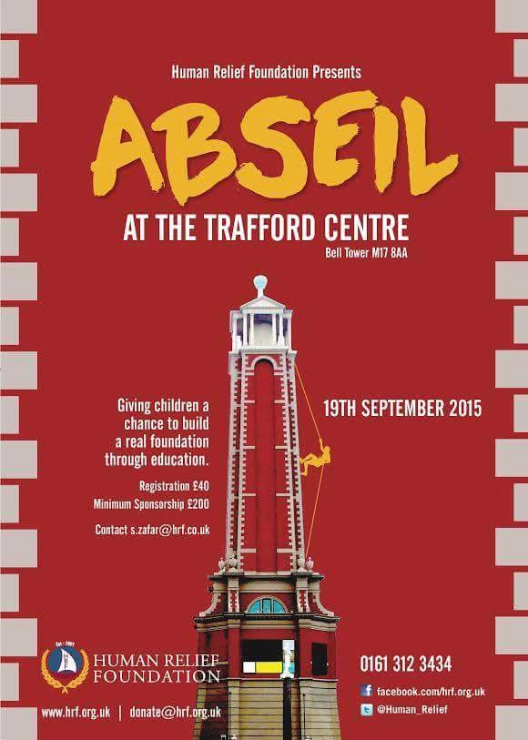Abseil at the Trafford Centre