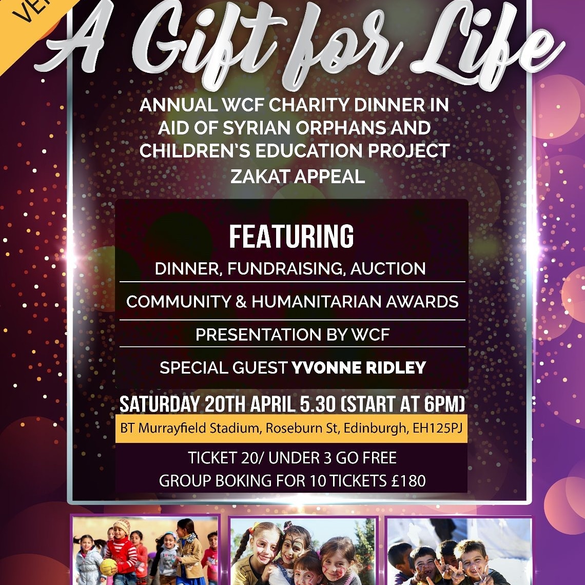 A Gift For Life World Care Foundation Charity Dinner