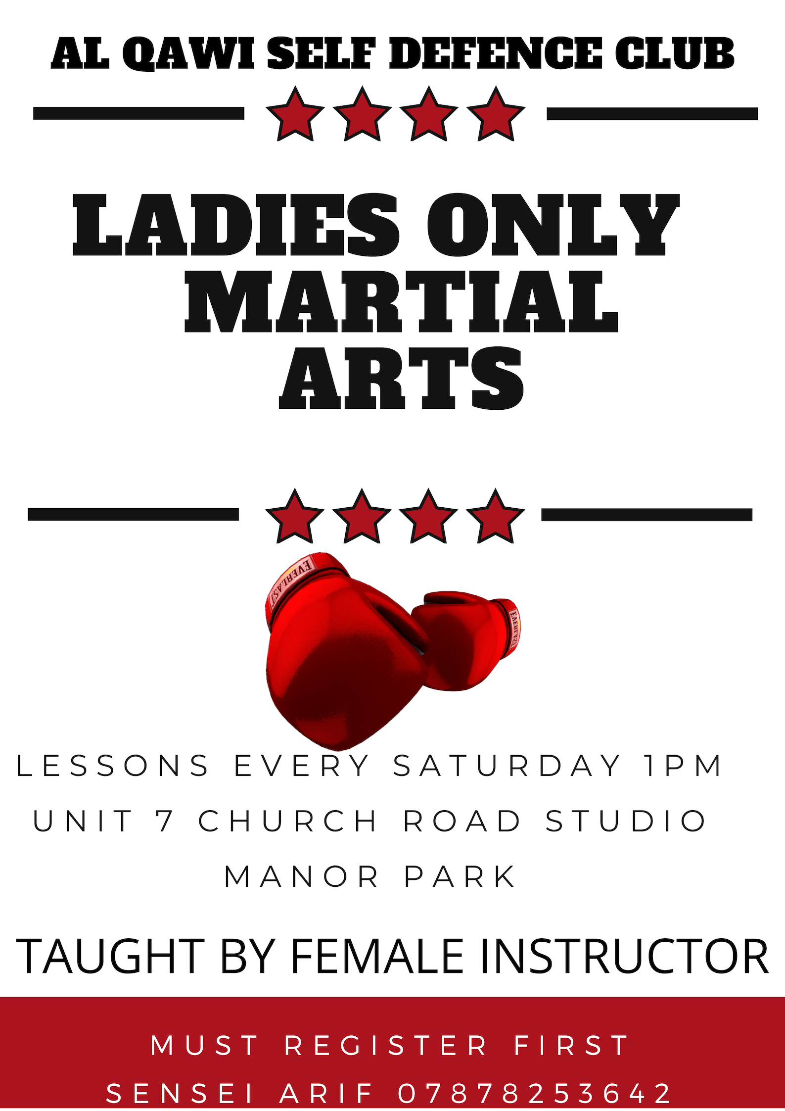 Ladies kickboxing -fully segregated