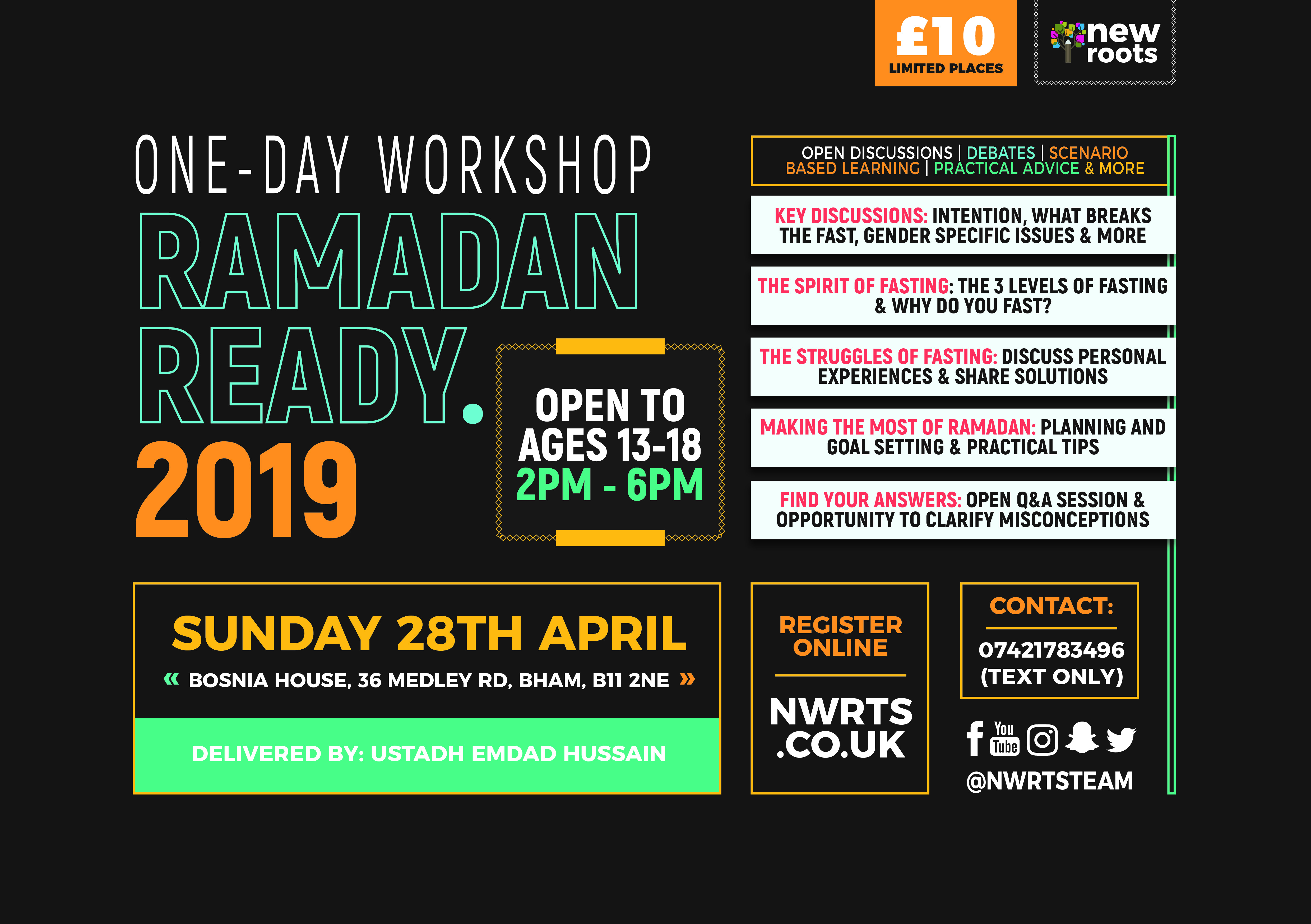 Ramadan Ready 2019: Youth Workshop