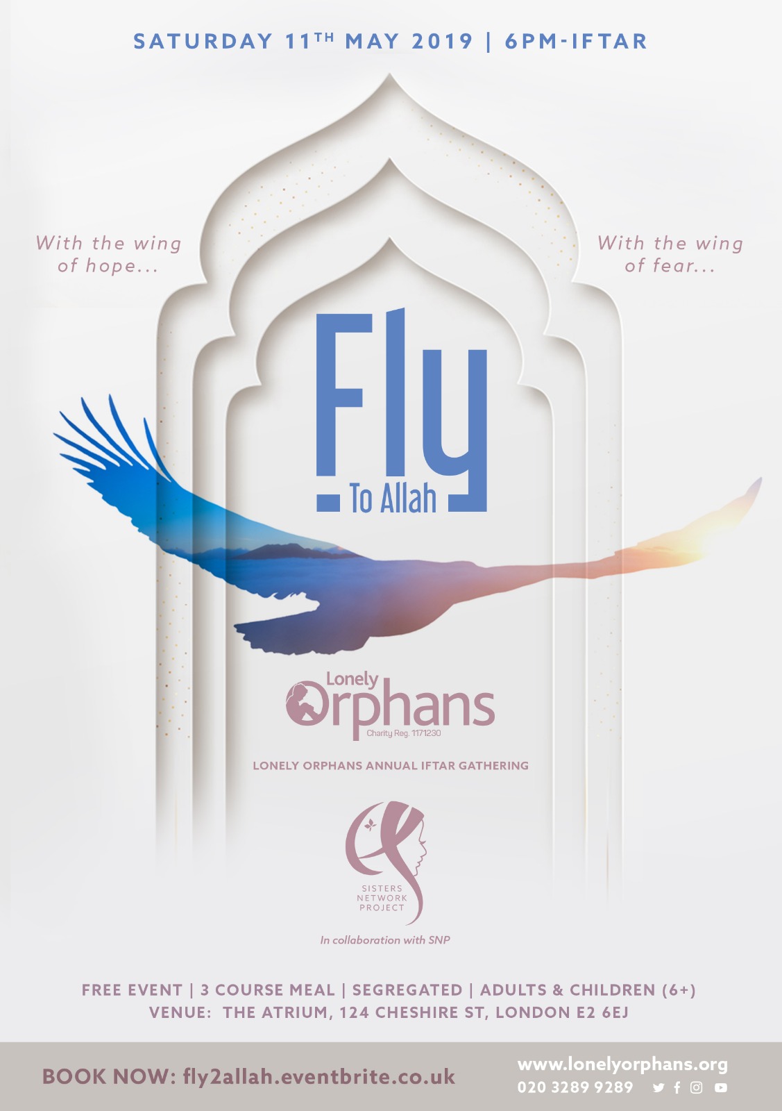 Fly to Allah with the Wings of Hope & Fear
