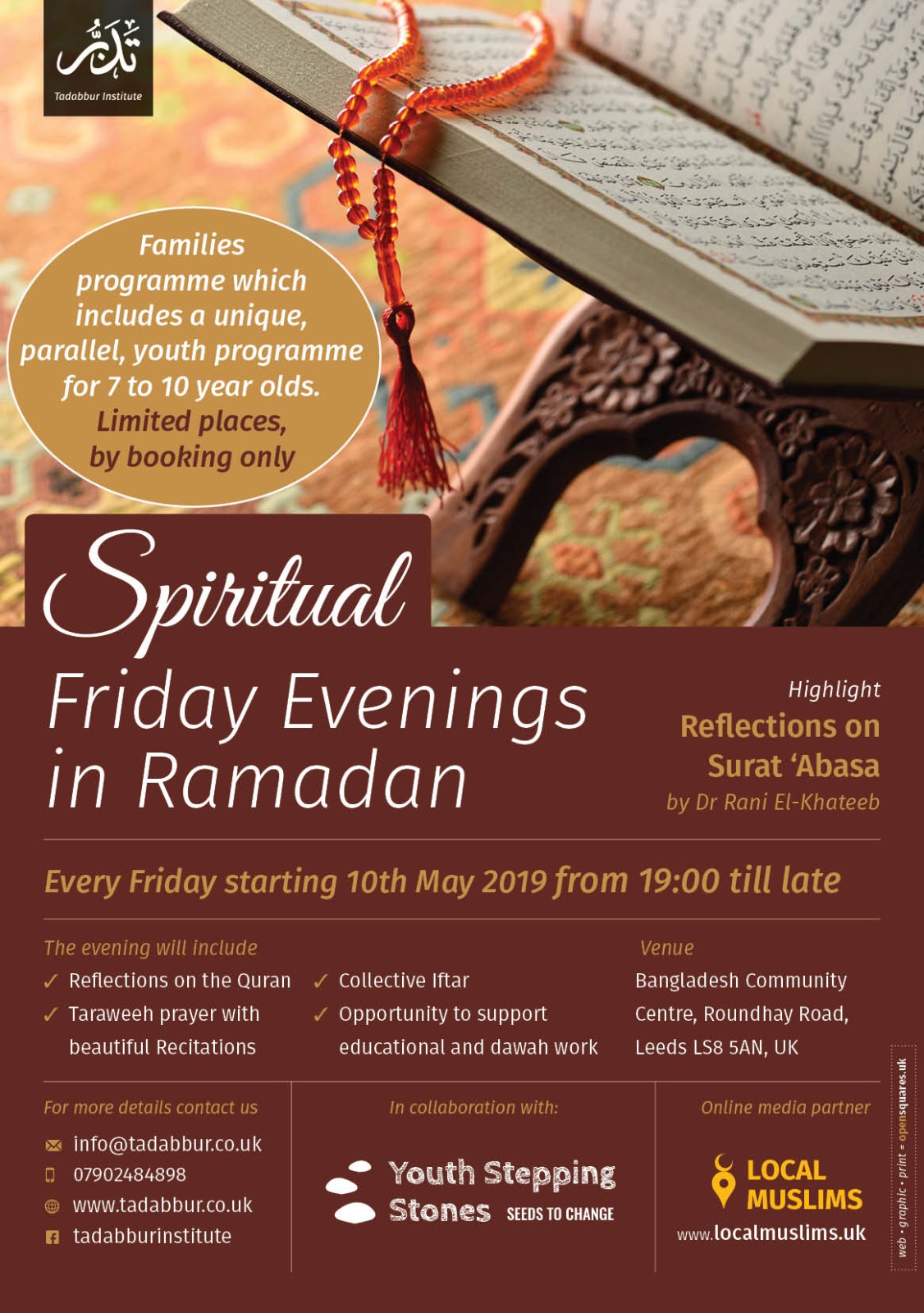 Friday Spiritual Evenings in Ramadan
