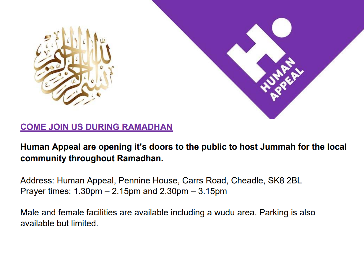 Community Jummah Prayers