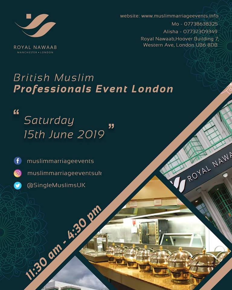 Muslim Marriage Events London at Royal Nawaab