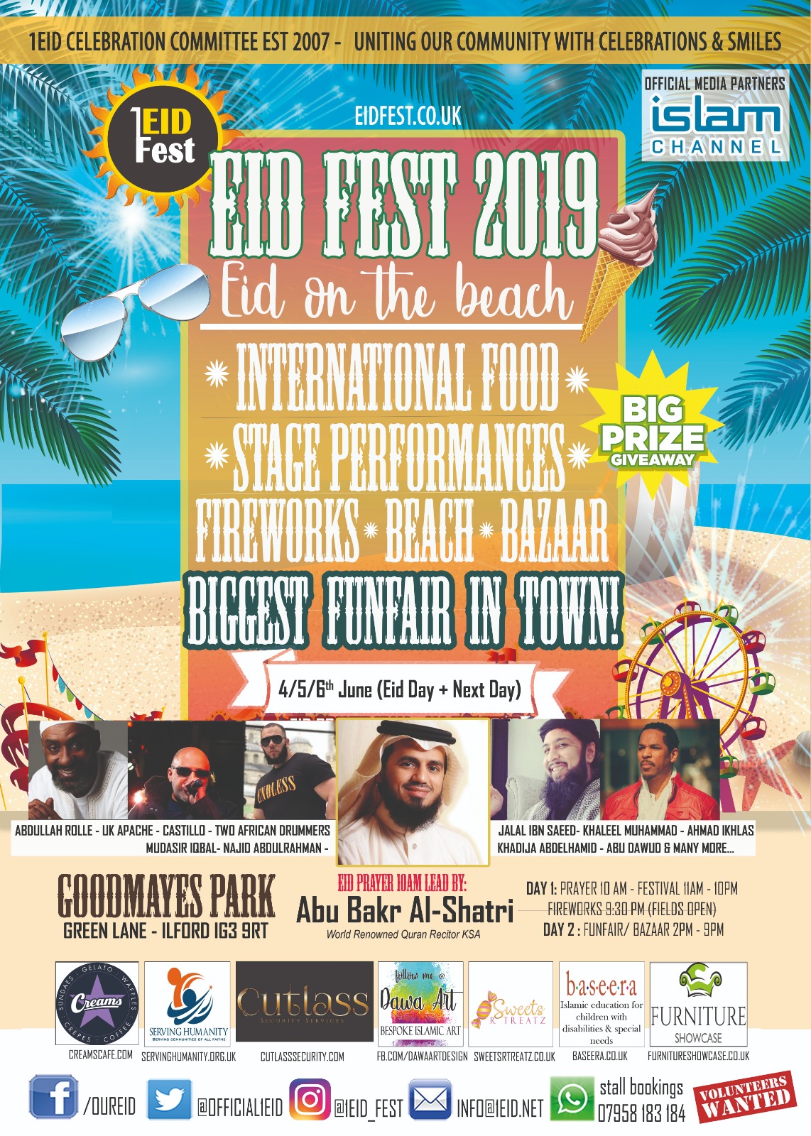 1Eid Festival East London - EID DAY AND NEXT DAY