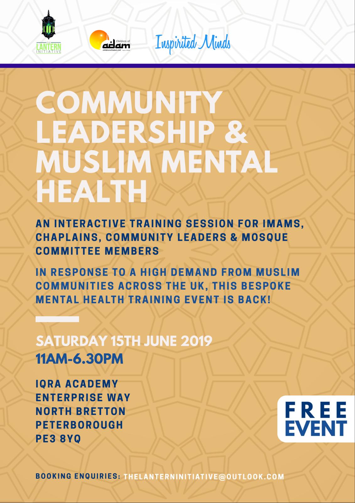 Community Leadership & Muslim Mental Health