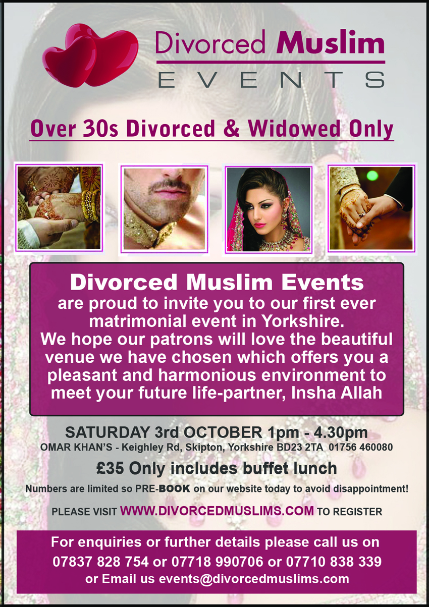 Divorced Muslim Events