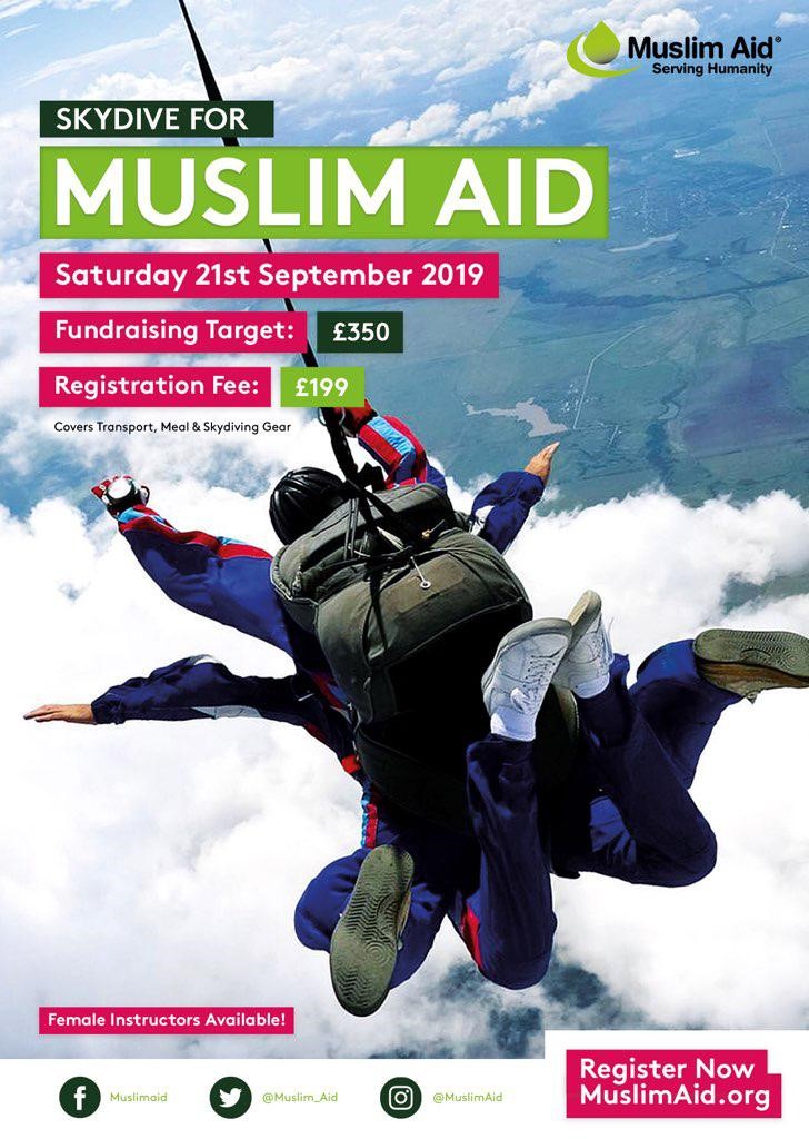 Skydive for Muslim Aid