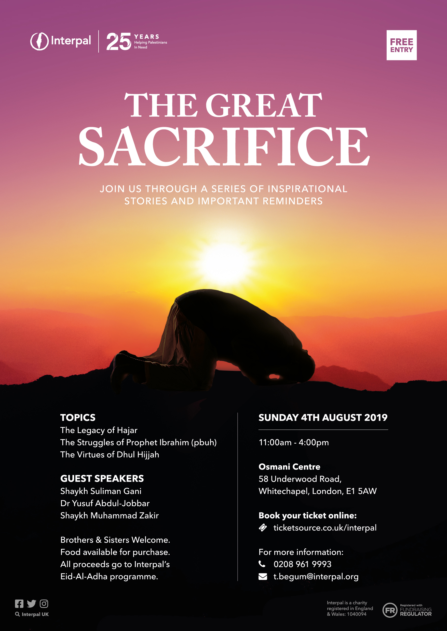 The Great Sacrifice- Conference