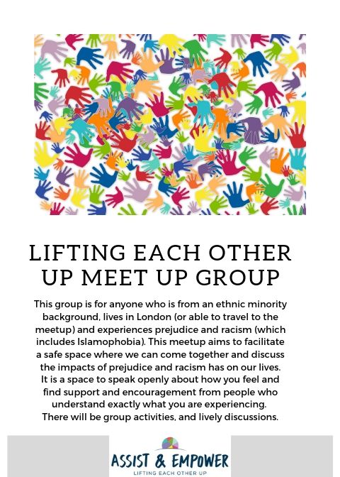 London Meetup and support group for those who experience prejudice and racism