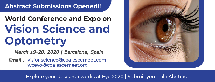 World Conference and Expo on Vision Science and Optometry