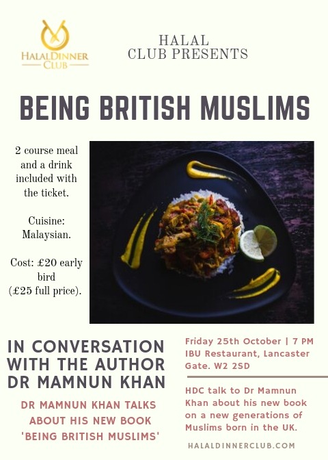 Being British Muslims - Dinner, Talk and Networking