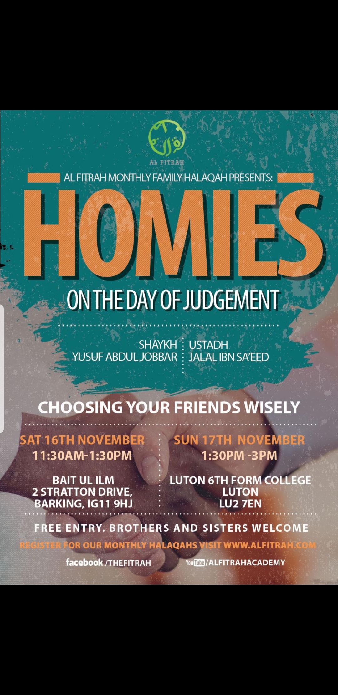 Monthly halaqa in Luton and barking