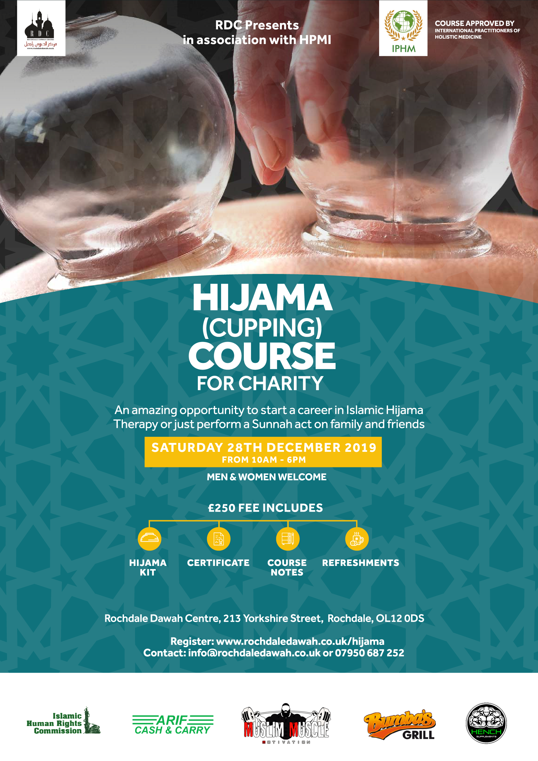 Hijama Cupping Course for Charity