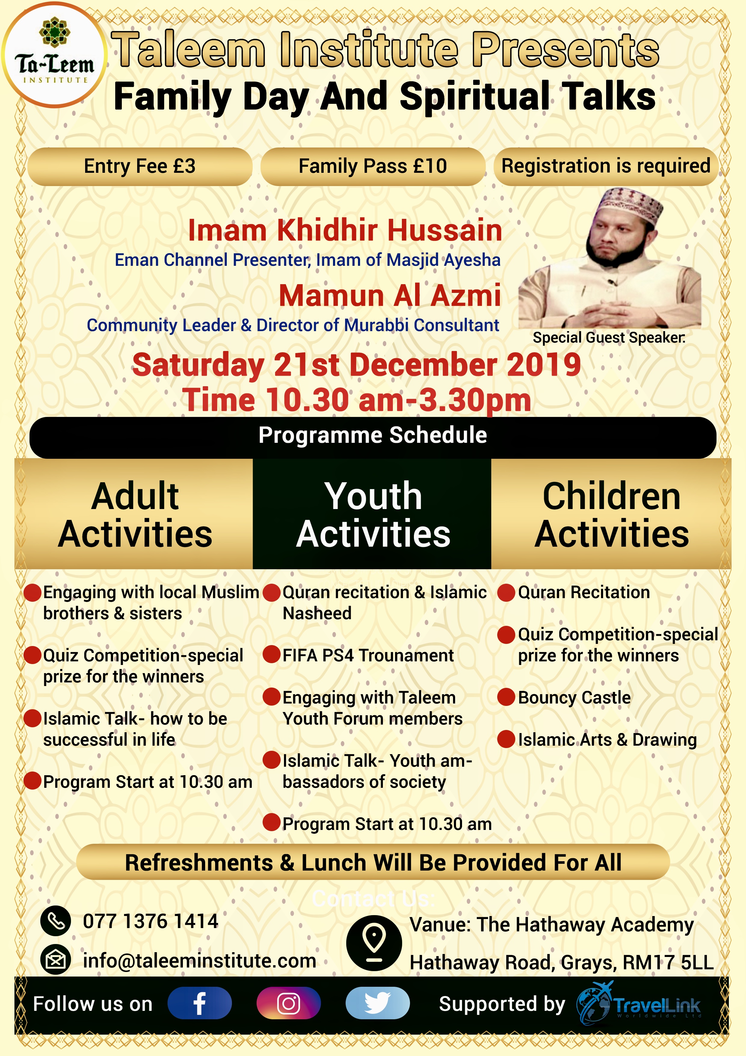 Taleem Family Day and Spiritual Talks