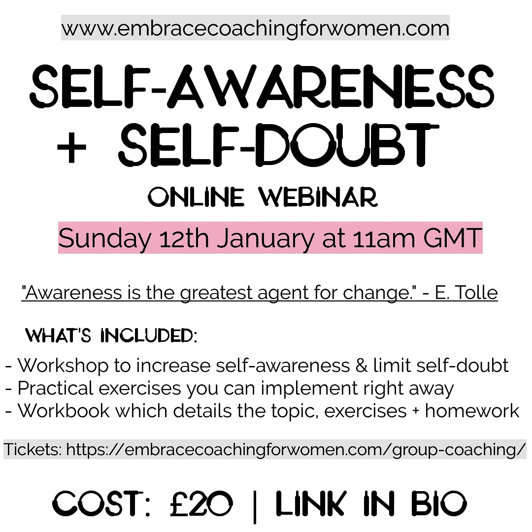 Self-Awareness & Self-Doubt Webinar