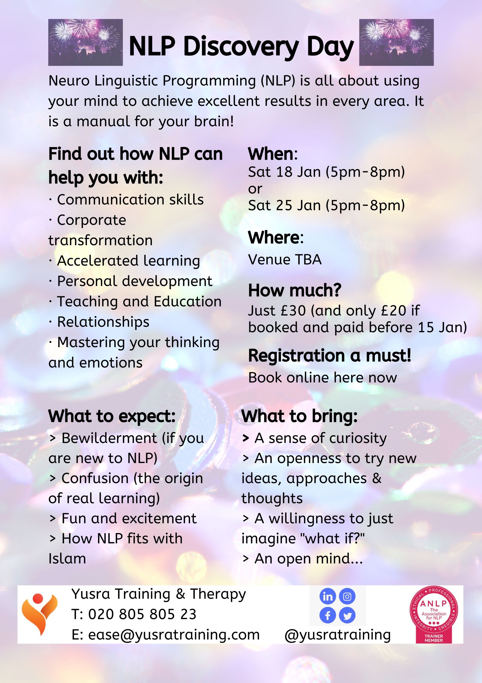 NLP Discovery Day