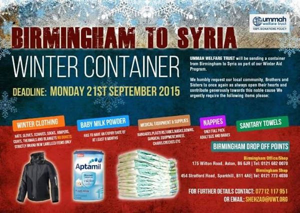 Birmingham to Syria