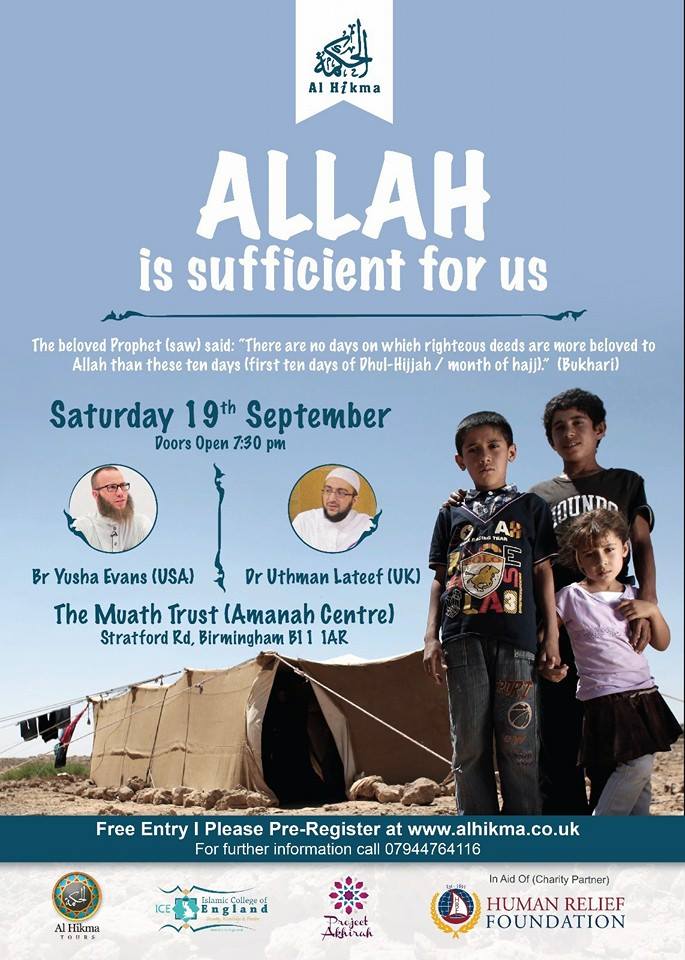 Allah is sufficient for Us