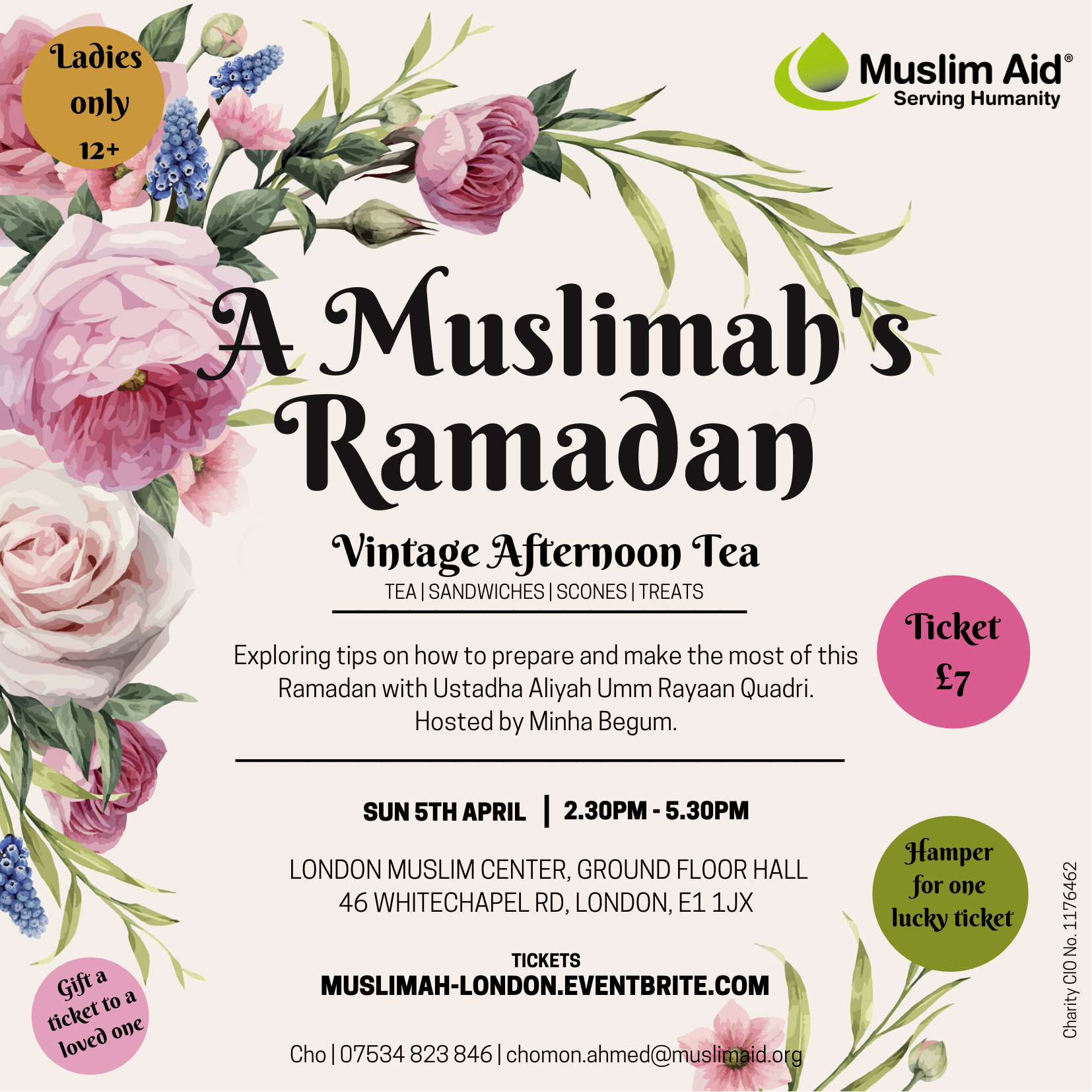 A Muslimah's Ramadan - East London Whitechapel - Afternoon Tea