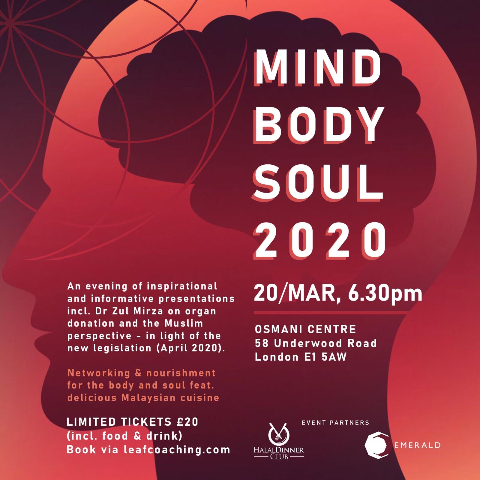 Mind Body Soul 2020 Event