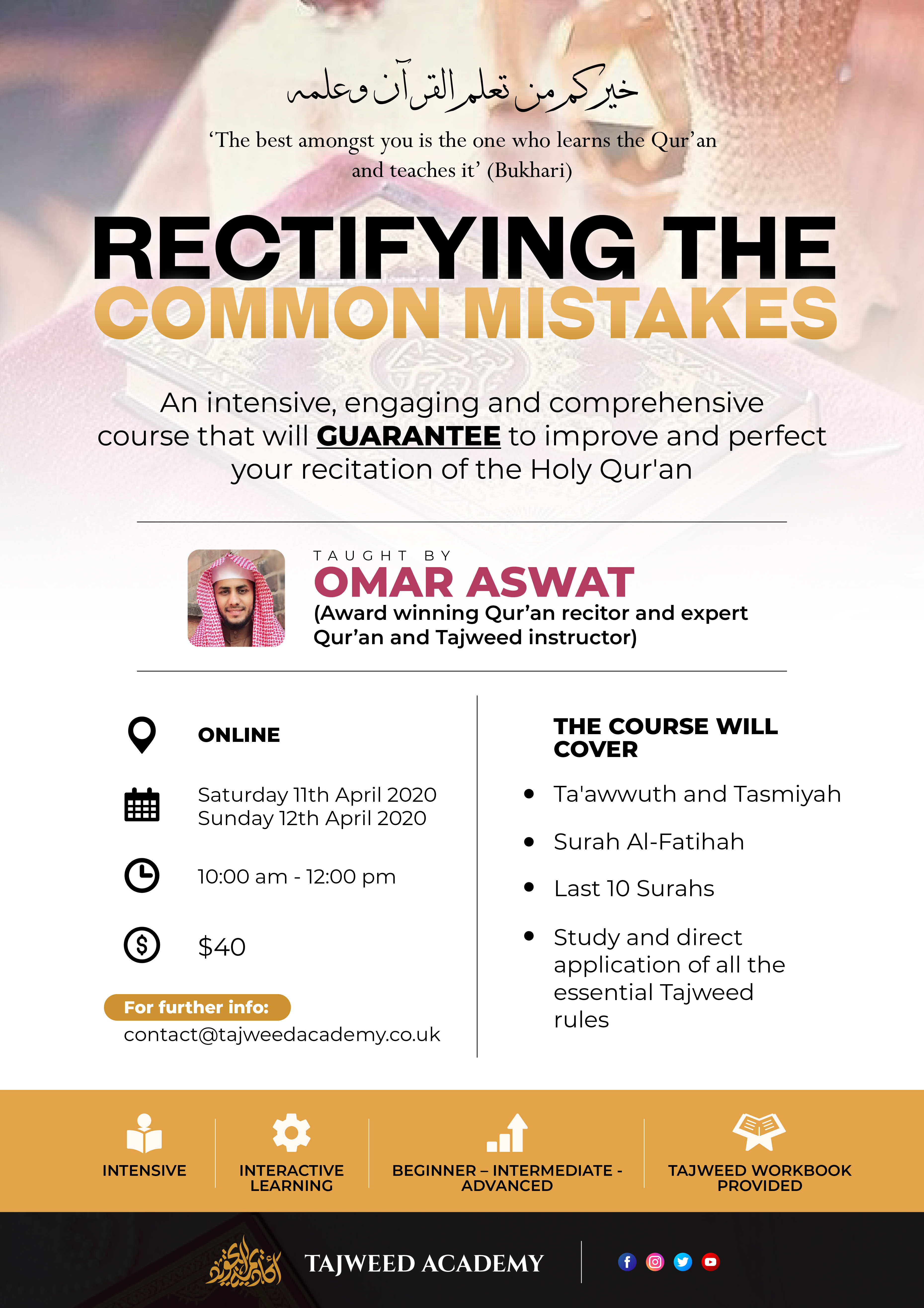 Rectifying the COMMON MISTAKES