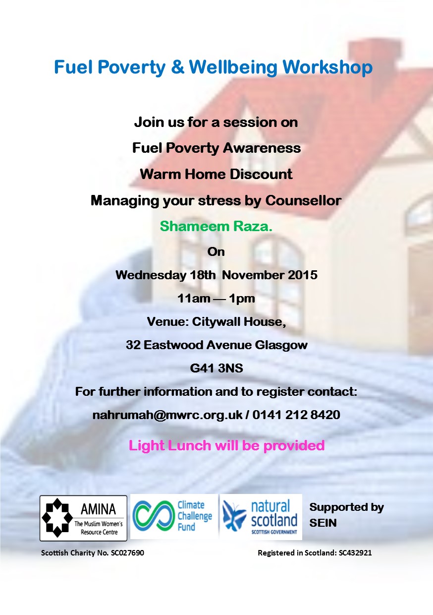 Fuel Poverty & WellBeing workshop