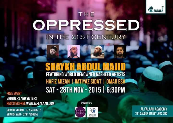 The Oppressed in the 21st Century