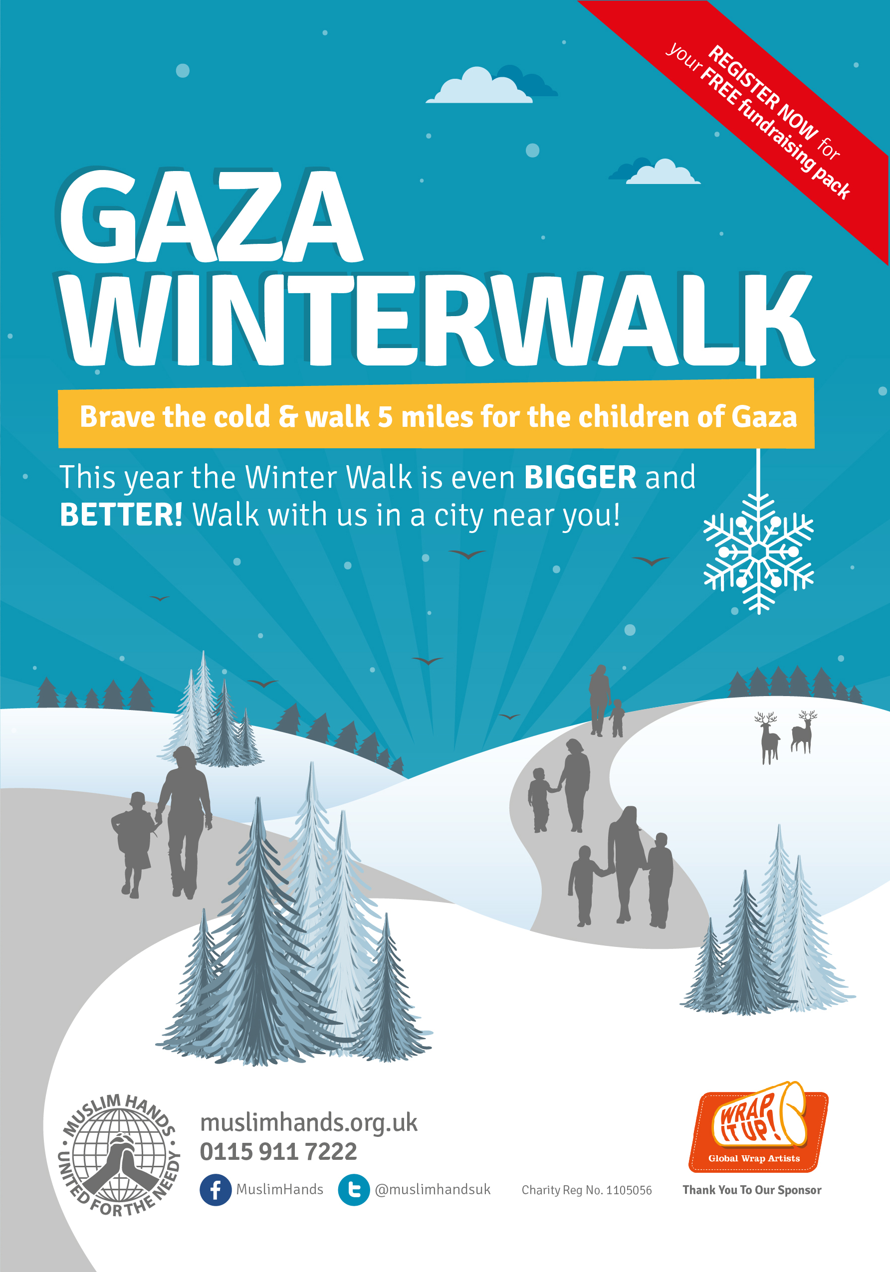 Gaza Winter Walk, London