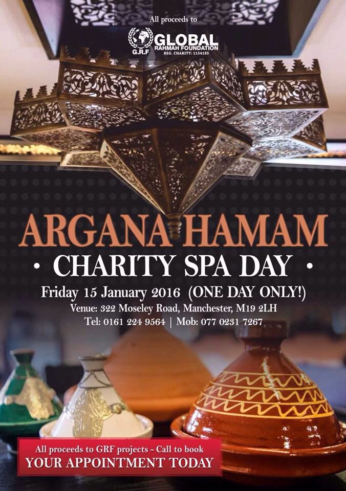 argana charity spa day