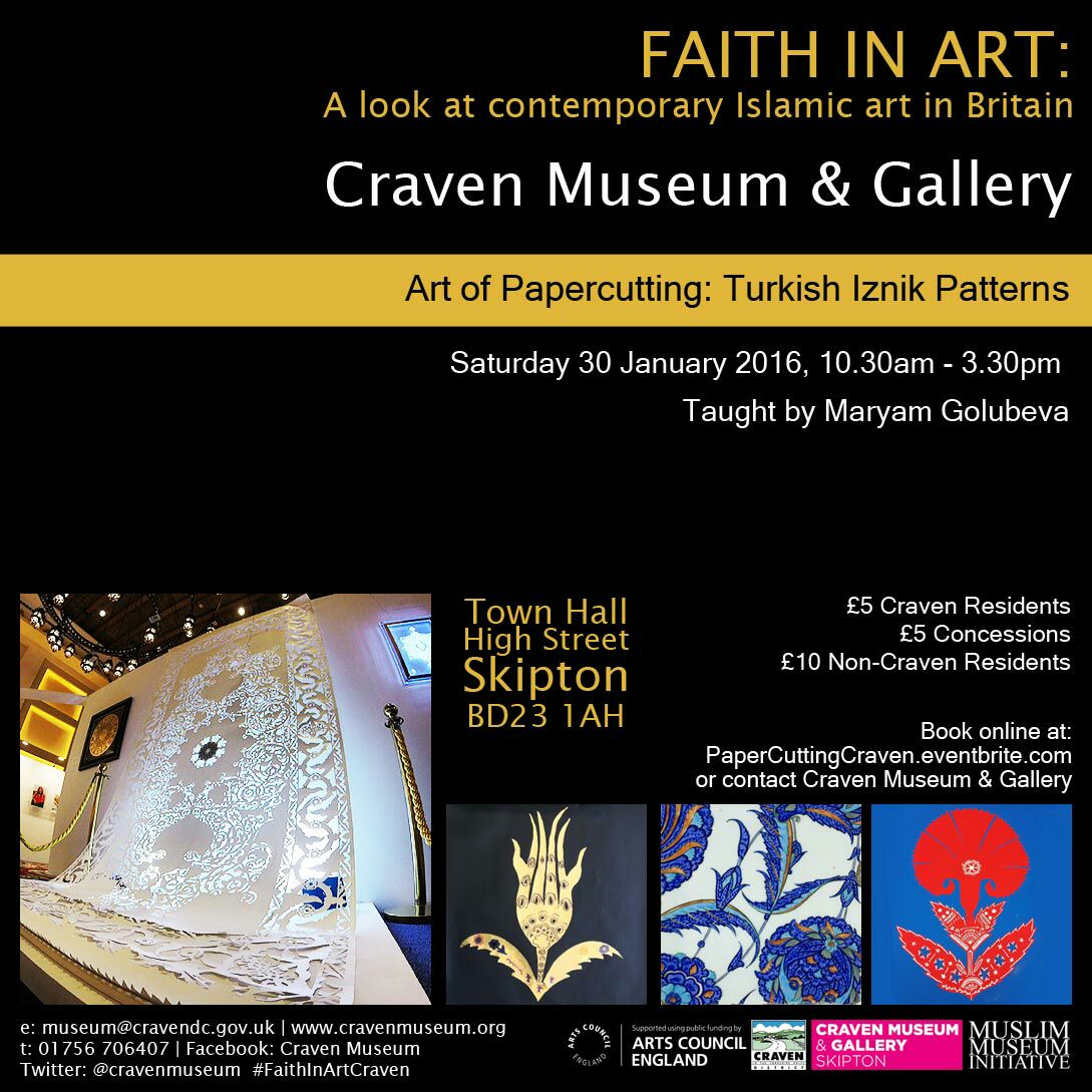 Papercutting Workshop on Turksih Ceramics