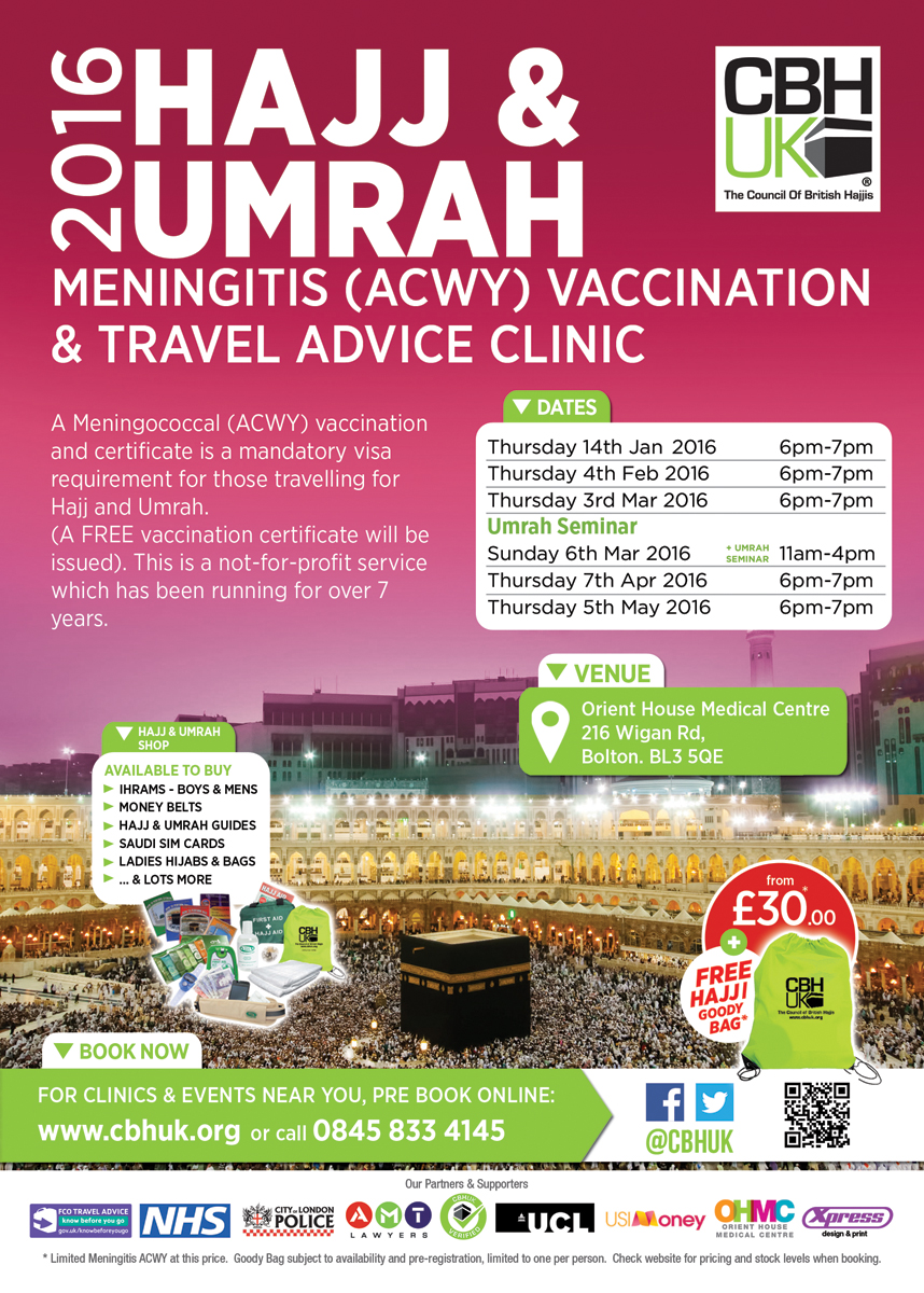 Umrah Vaccination & Travel Advice Clinic