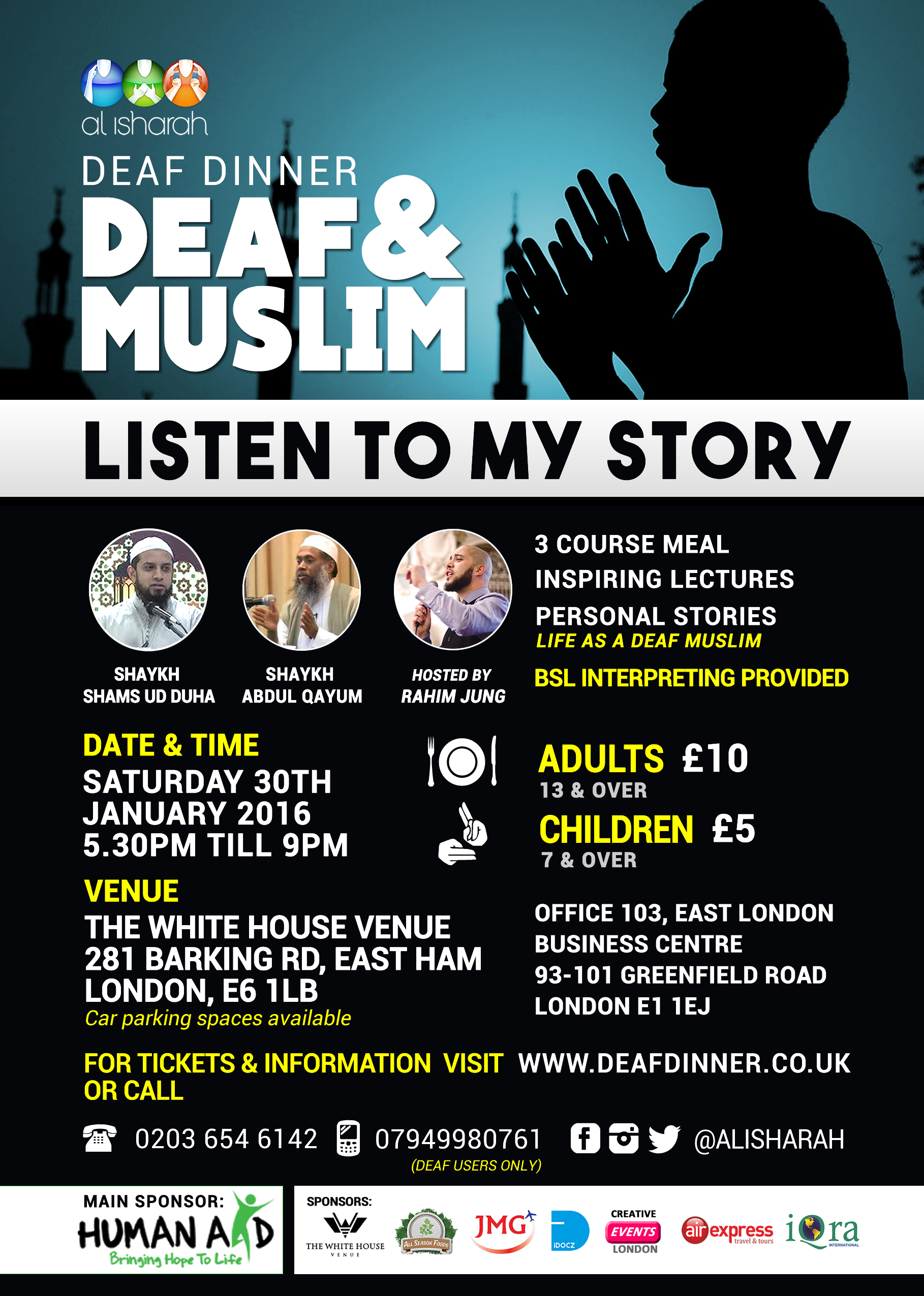 Deaf Dinner: Deaf&Muslim, Listen to my story