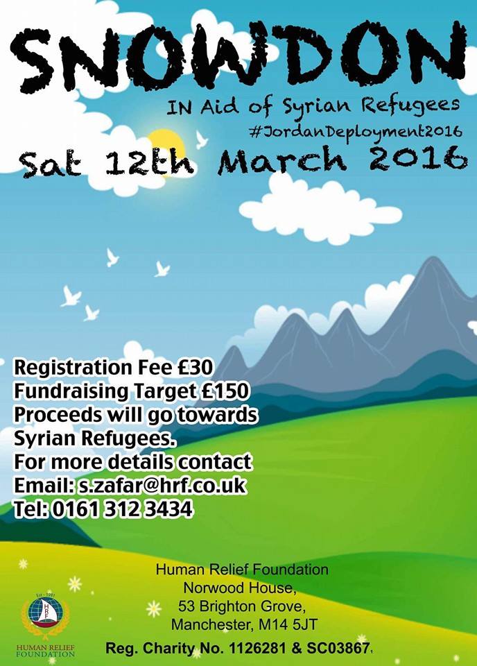 Snowdon - In Aid of Syrian Refugees