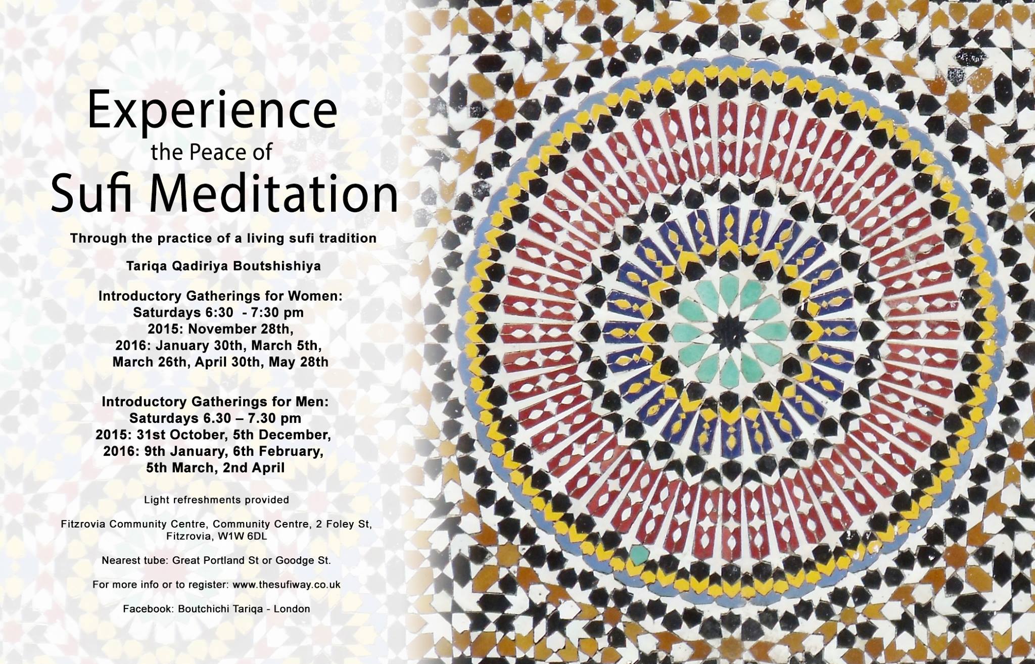 Experience the peace of Sufi Meditation