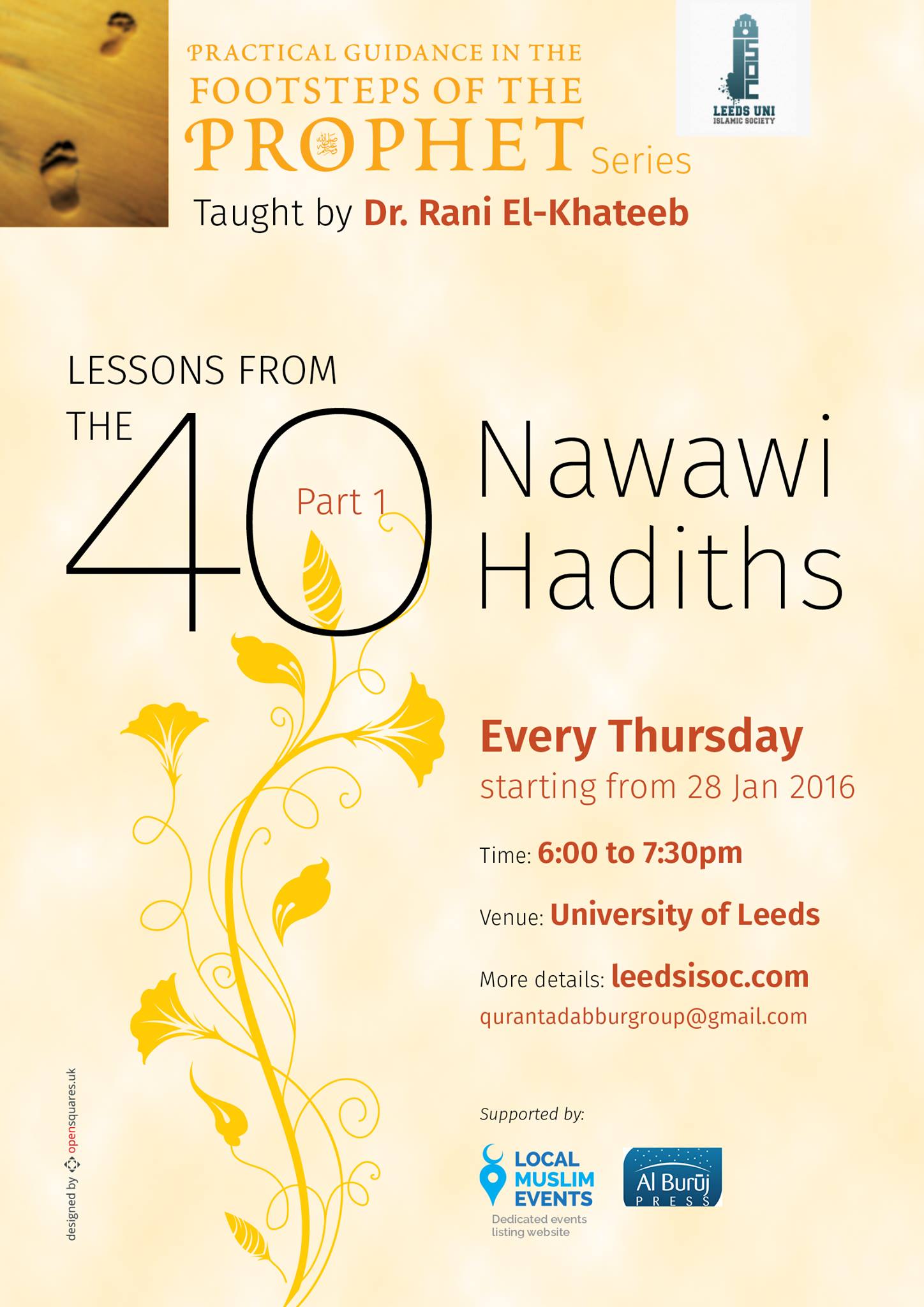 LESSONS FROM THE 40 NAWAWI HADITH: PART 1