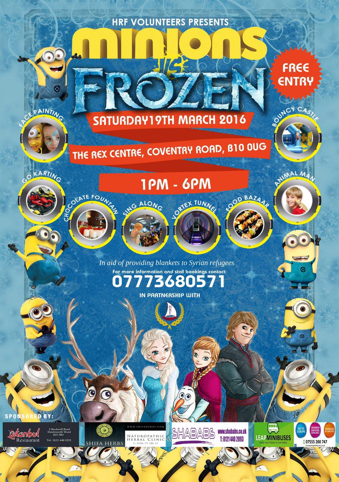 Minions vs Frozen Family Fun Day