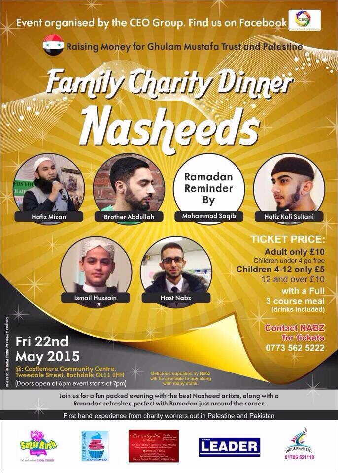 Family Charity Dinner Nasheeds