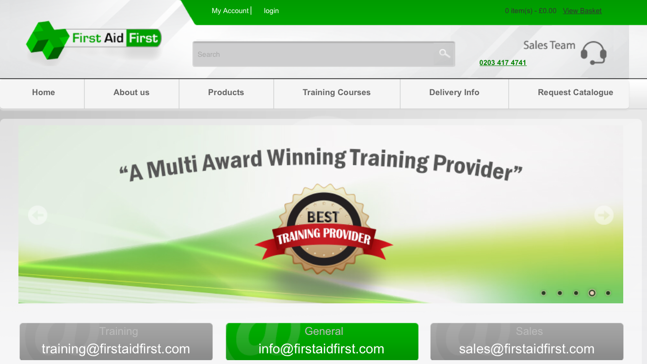 Paediatric First Aid course