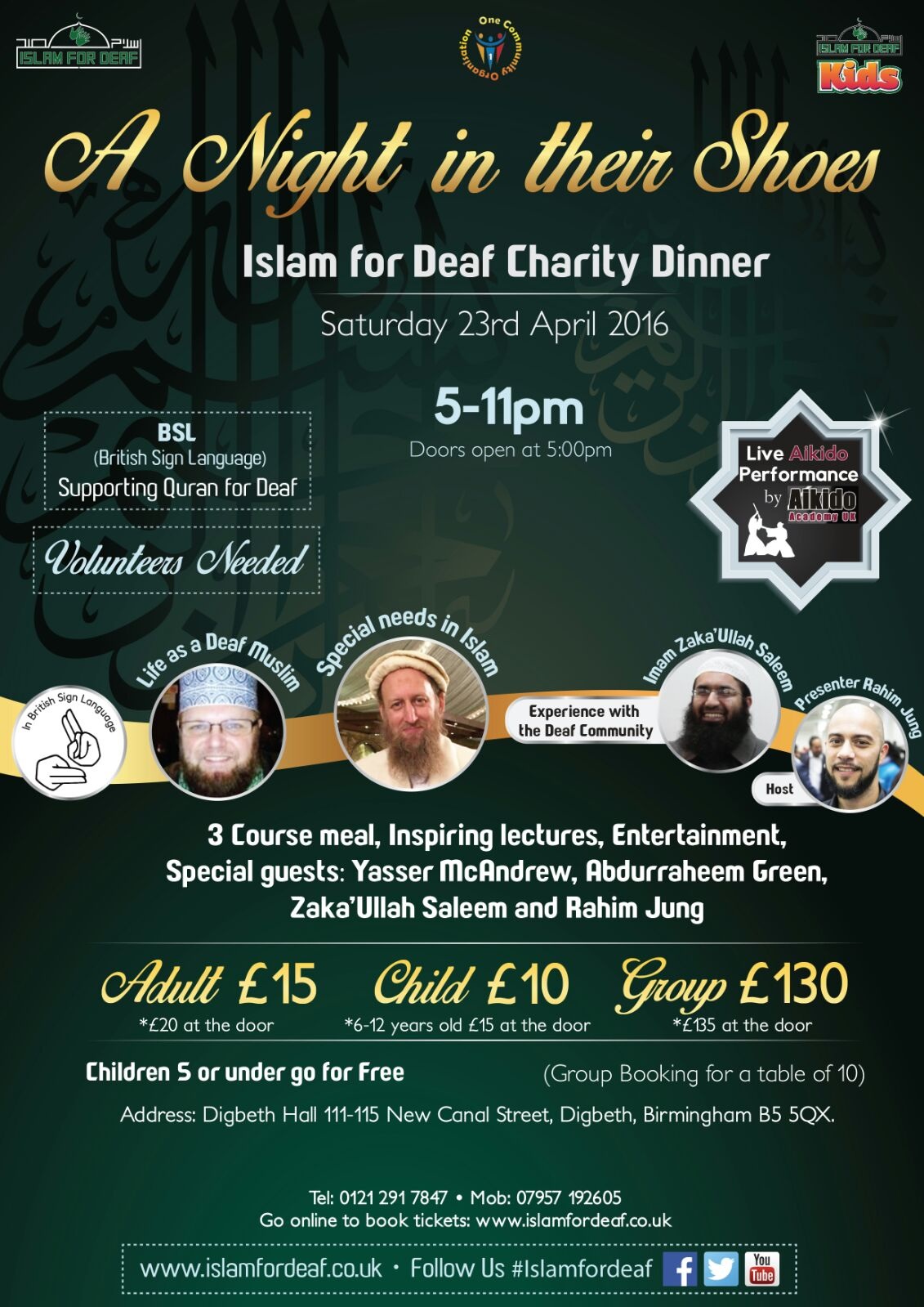 Islam For Deaf Charity Dinner