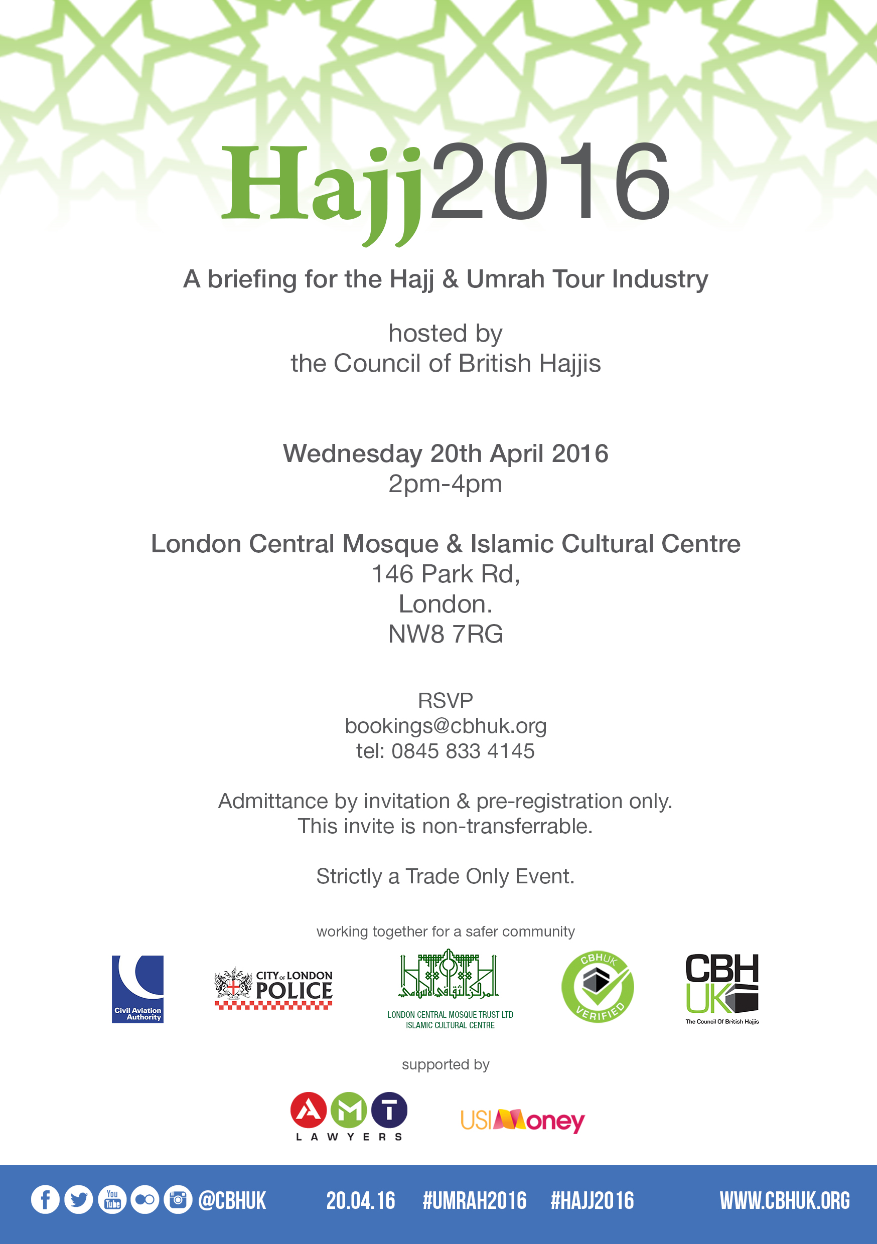 Hajj 2016 - A briefing for the Hajj & Umrah Tour Industry