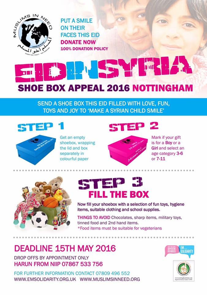 Eid In Syria Shoebox Appeal