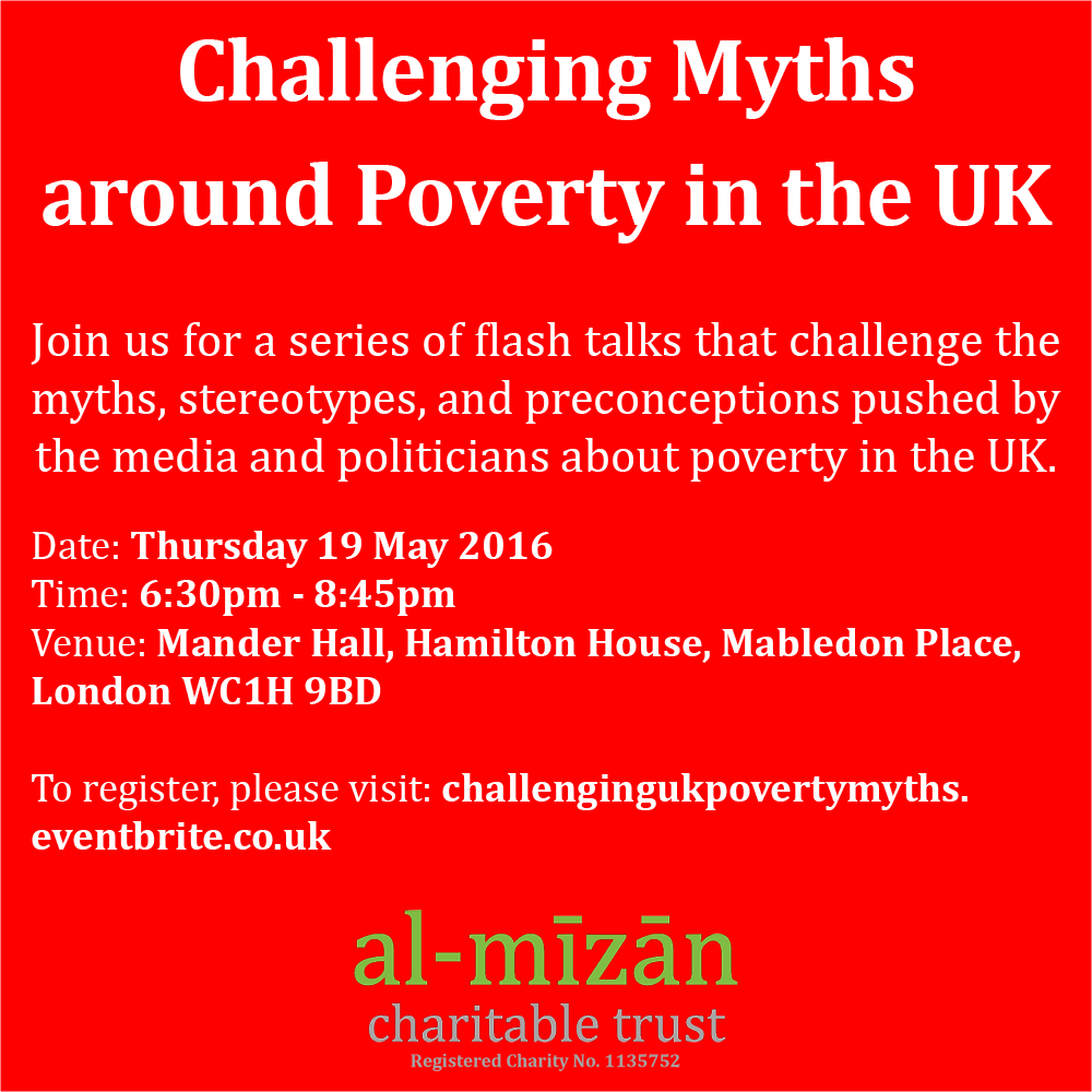 Challenging Myths around Poverty in the UK (Free Event)