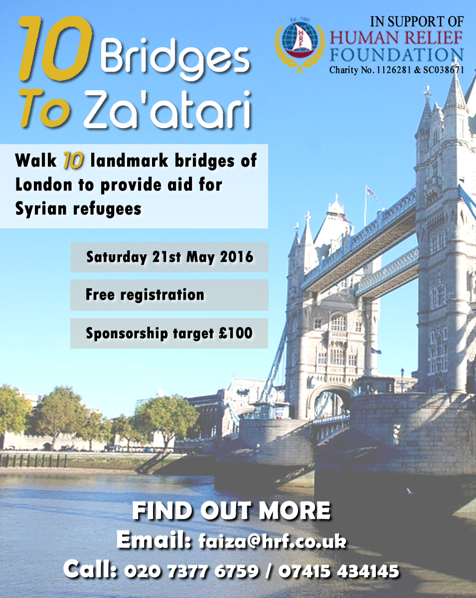 10 Bridges to Zaatari Walk