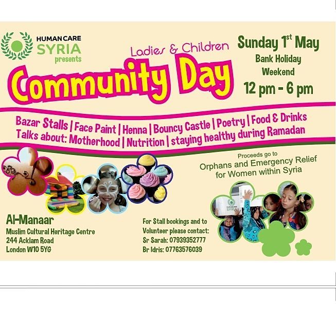 LADIES & CHILDREN'S COMMUNITY FUN DAY!