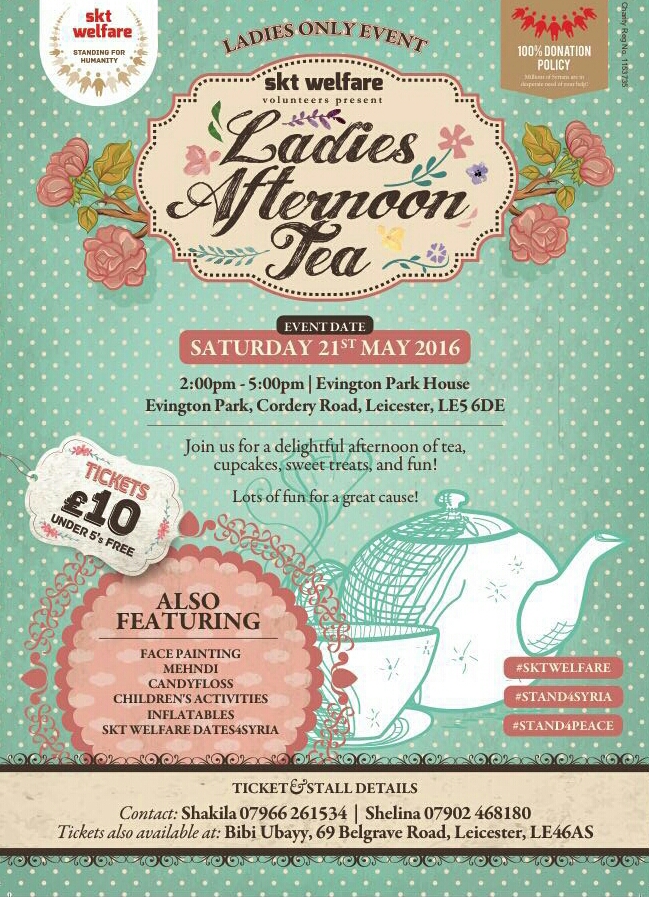 High Tea In Evington Park