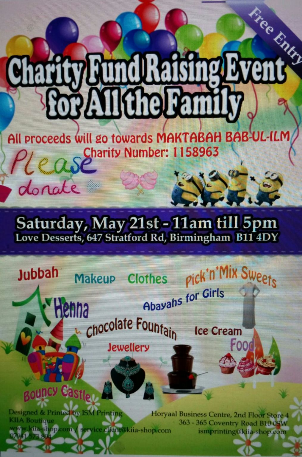 Charity Fund Raising Event for all the Family