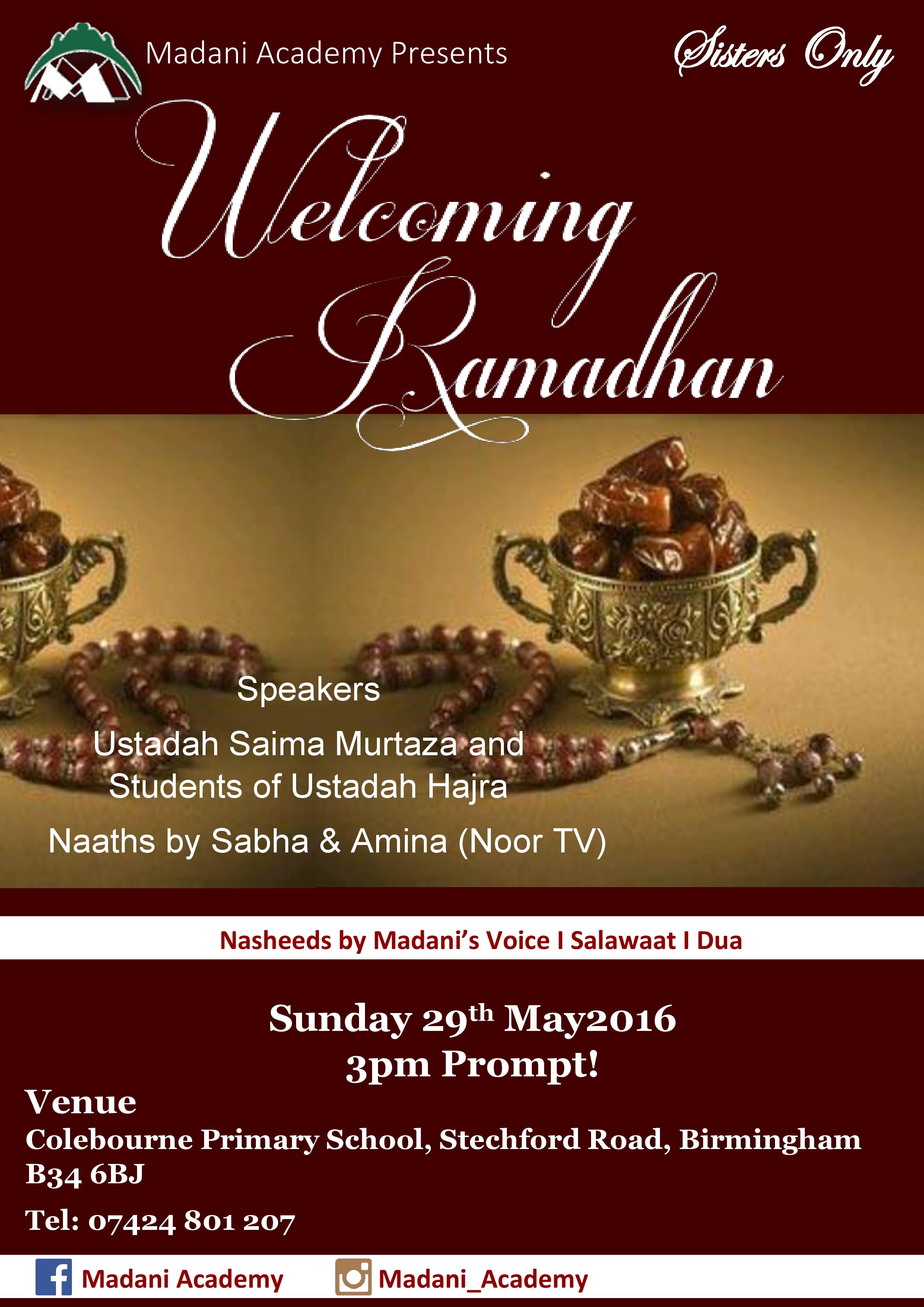 Welcoming Ramadhan