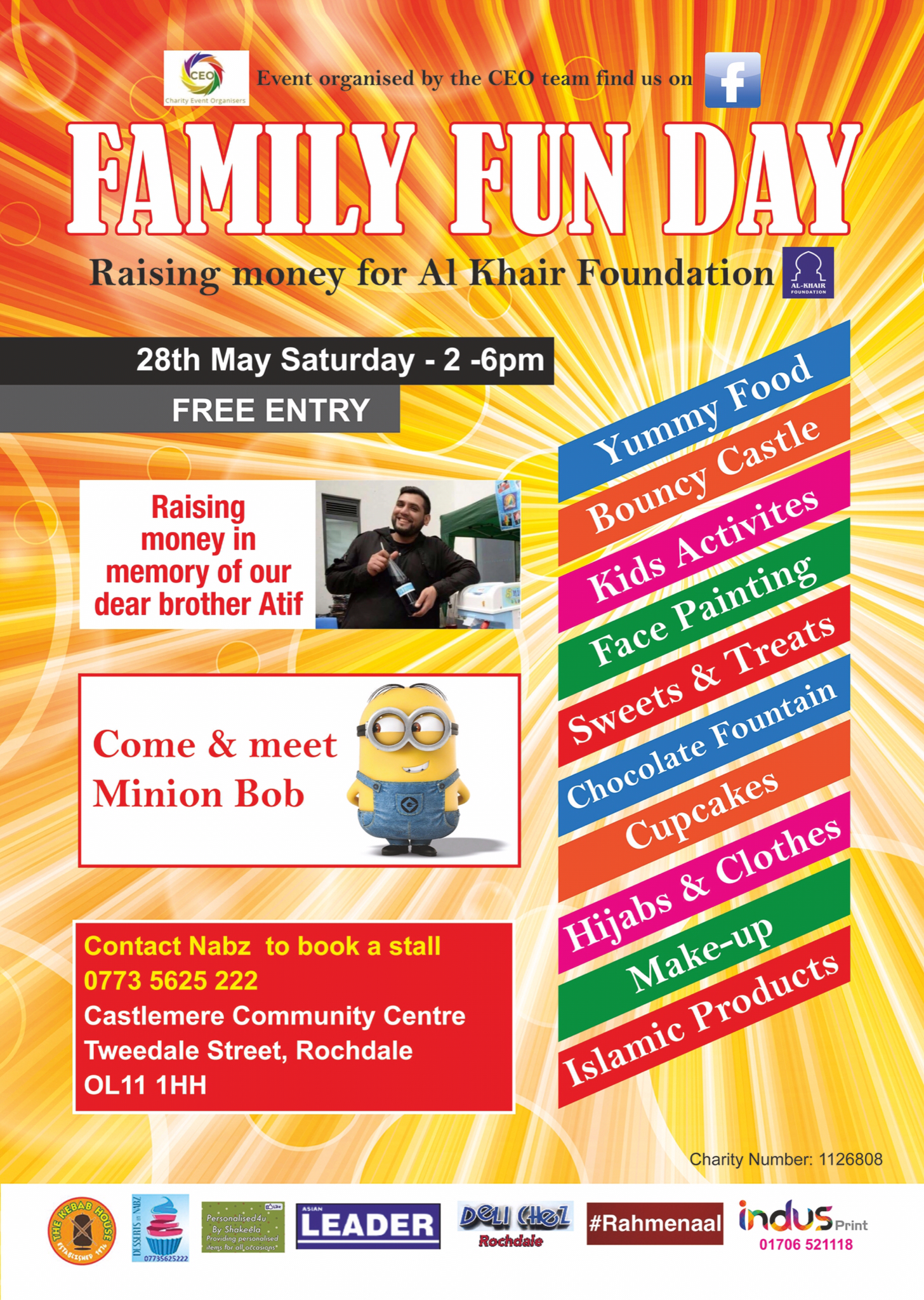 Family Funday in memory of Atif