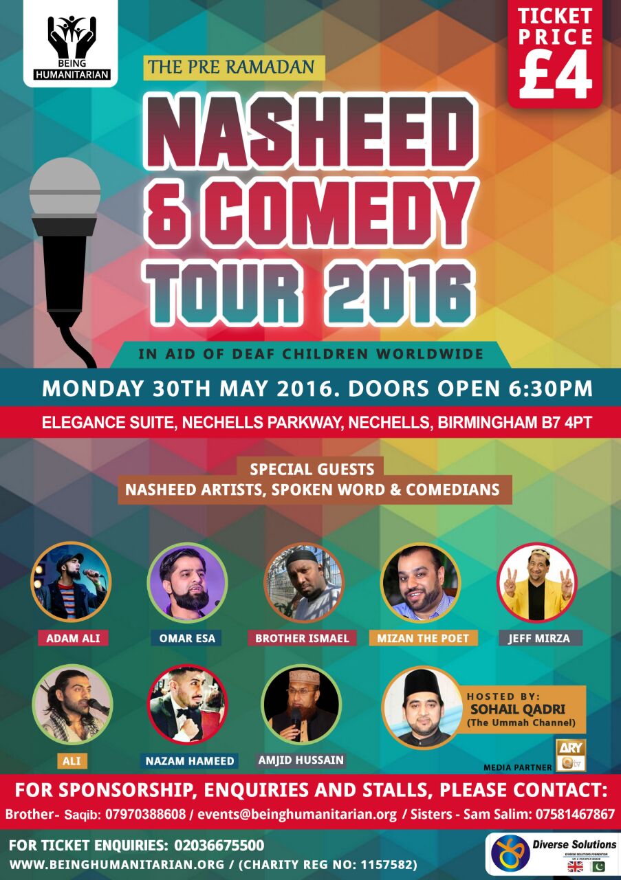The Pre Ramadan Nasheed and Comedy Tour